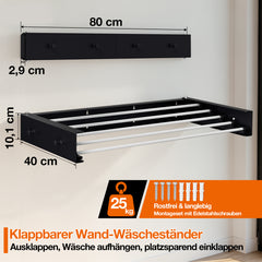 Ikodm Wand-Wäscheständer