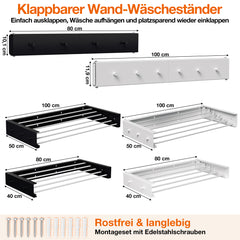 Ikodm Wand-Wäscheständer