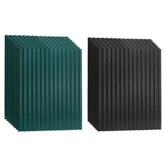 Ikodm Wellblechplatten für Dach, 117 x 93 cm, 1,5 mm PVC Wetterfeste Dachplatten Kunststoff, UV-beständige Wellplatten für Carport Gewächshaus Hühnerstall