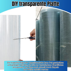 Ikodm Transparente FRP-Wellplatten für Dach, UV-beständig & lichtdurchlässig