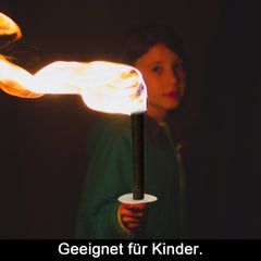 Ikodm Fackel Wachsfackel für Outdoor Brennzeit 90 min