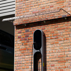 Ikodm Vordach für Haustür 40x80cm Unsichtbare Überdachung