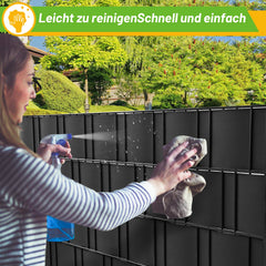 Ikodm Sichtschutzstreifen Hart PVC 10-40 Stück