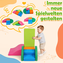 Ikodm Schaumstoffbausteine für Kinder, 6-teilig mit Klett