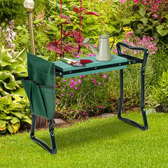 Ikodm 2 in 1 Kniebank für Gartenarbeit Gartenhocker klappbar