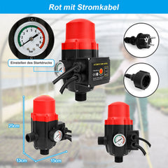 Ikodm Pumpenschalter Druckschalter 10 bar