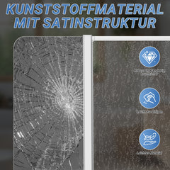 Ikodm Badewannenfaltwand aus Kunststoff, 2-/3-teilig, verschiedene Designs