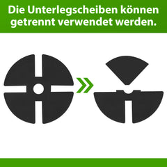 Ikodm Höhenverstellbare Stelzlager für Terrassenplatten & Bodenplatten