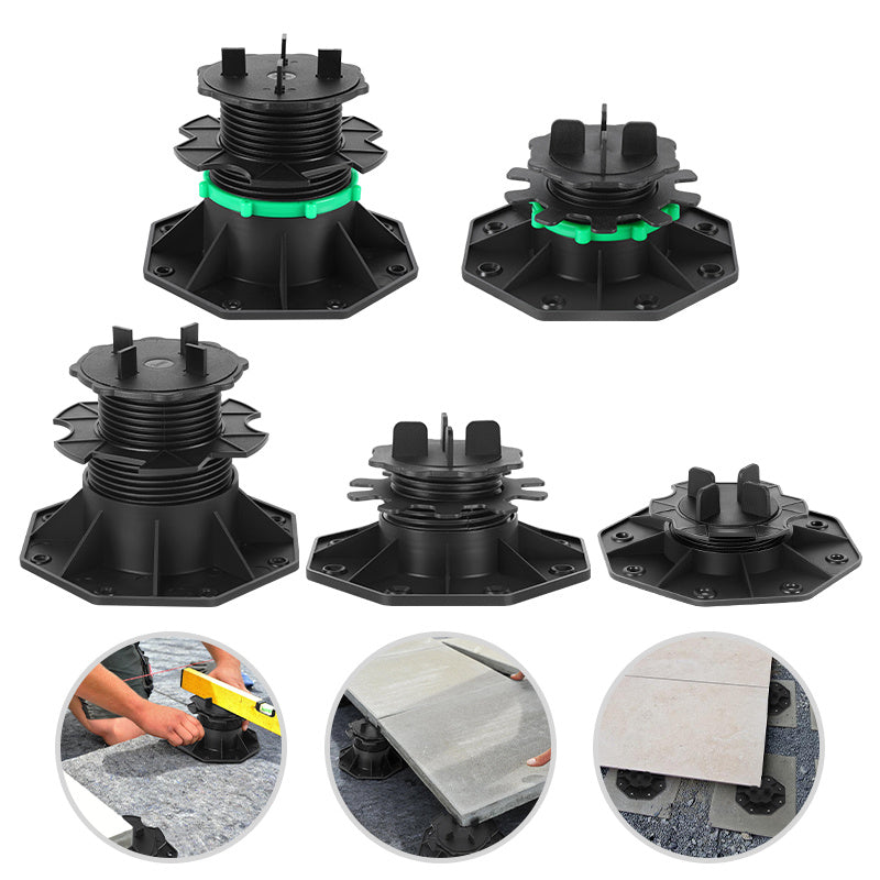 Ikodm Höhenverstellbare Stelzlager für Terrassenplatten & Bodenplatten