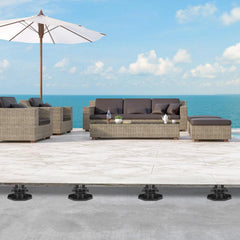 Ikodm Höhenverstellbare Stelzlager für Terrassenplatten & Bodenplatten
