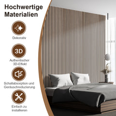 Ikodm Akustikpaneele Holz Selbstklebend