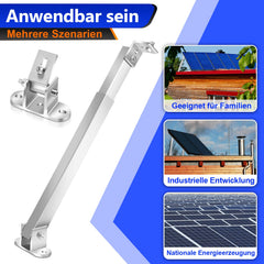 Ikodm Solarpanel Halterung Verstellbar 0-60° Aluminium 1 Paar