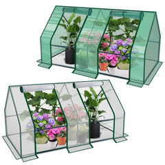 Ikodm Gewächshaus Tomatengewächshaus 180cm×90cm×90cm
