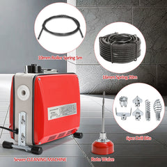 Ikodm Rohrreinigungsmaschine 500W Elektrische Abflussreiniger für 20–120mm Rohre