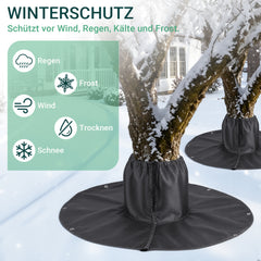 Ikodm Palmenwurzelschutz, 2 Stück, Ø 100 cm, Winterschutz mit Alufolie