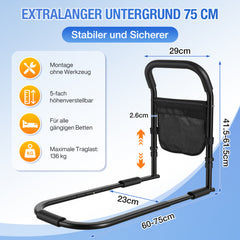 Ikodm Aufstehhilfe Bett mit Handyhalter