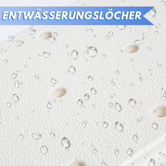 Ikodm Badewannensitz bis 136 kg, Verstellbarer Badebrett 71-82cm, rutschfest mit Aluminiumgestell, PE-Sitzfläche mit Wasserablauflöchern, Ideal für Senioren Behinderte Pflegebedürftige