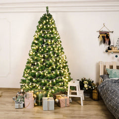 Ikodm Künstlicher Weihnachtsbaum mit Beleuchtung