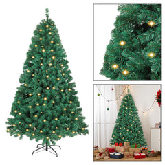 Ikodm Künstlicher Weihnachtsbaum mit Beleuchtung
