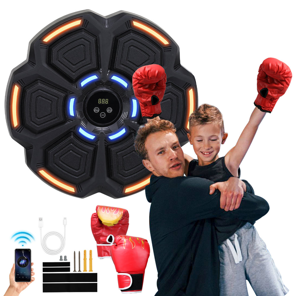 Ikodm Bluetooth Musik-Boxmaschine mit LED, Zählfunktion & Wandmontage