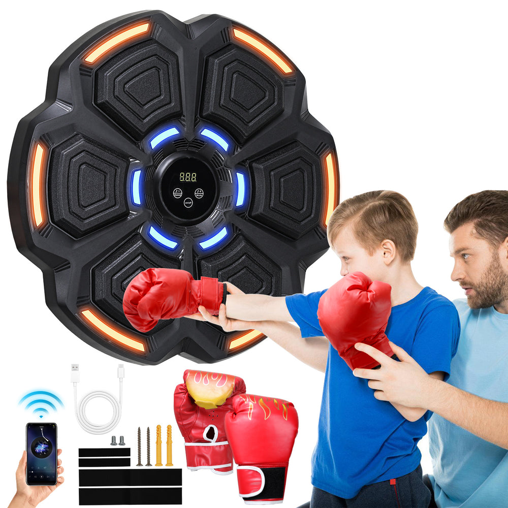 Ikodm Bluetooth Musik-Boxmaschine mit LED, Zählfunktion & Wandmontage