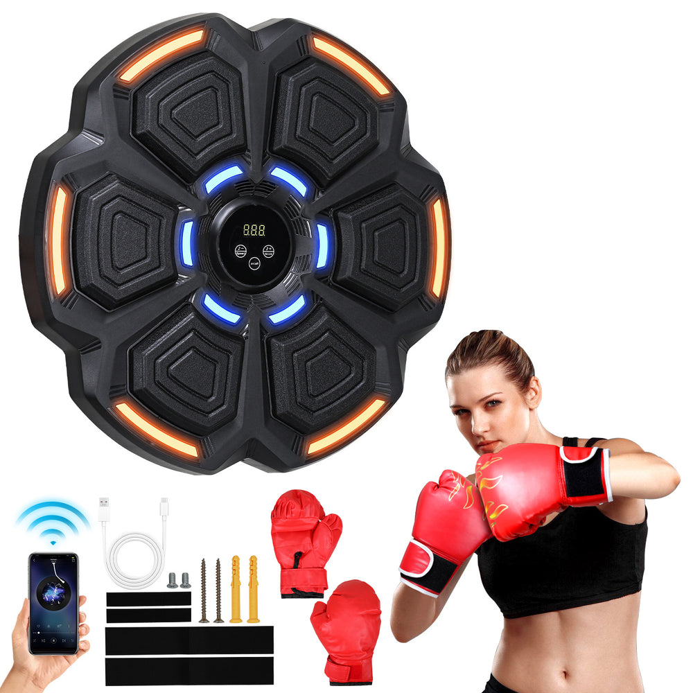 Ikodm Bluetooth Musik-Boxmaschine mit LED, Zählfunktion & Wandmontage