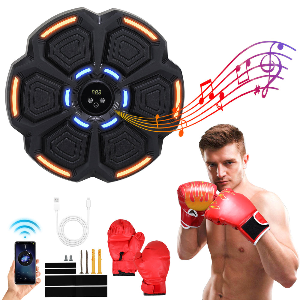 Ikodm Bluetooth Musik-Boxmaschine mit LED, Zählfunktion & Wandmontage