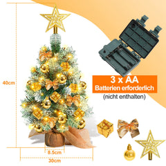 Ikodm Mini Weihnachtsbaum Dekoration 40cm