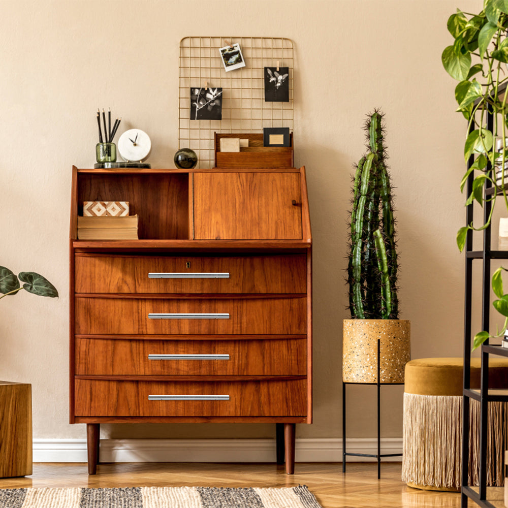 Ikodm 10x Edelstahl Möbelgriffe für Küche und Schrank
