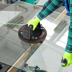 Ikodm Elektrischer Vakuum-Saugheber mit Digitalanzeige, Akku, bis 200 kg