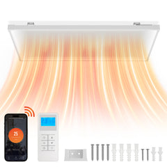Ikodm Infrarotheizung Deckenmontage mit Thermostat