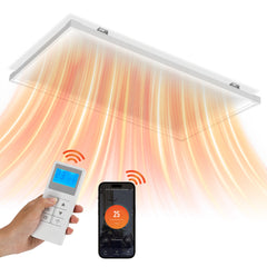 Ikodm Infrarotheizung Deckenmontage mit Thermostat