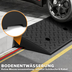 Ikodm 2x Auffahrrampe Fahrzeugrampe bis 10T
