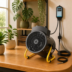 Ikodm 2000W Frostwächter mit Thermostat Gewächshaus IPX4