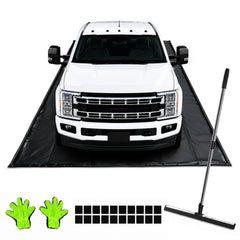 Ikodm Garagenbodenmatte Werkstattmatte Befahrbar Bodenmatte für Garage Garagenmatte