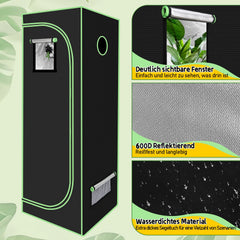 Ikodm Growbox Grow Tent Gewächshaus Indoor Growzelt