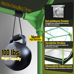 Ikodm Growzelt Growbox Komplettset Vollspektrum