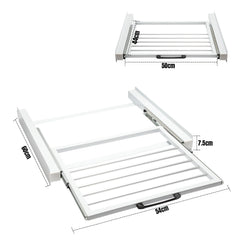 Ikodm Universal Zwischenbaurahmen für Waschmaschine & Trockner mit Handtuchhalter