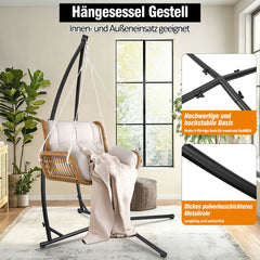 Ikodm Hängesessel Gestell Metall Hängestuhlgestell 150kg