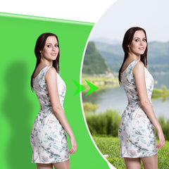 Ikodm Verstellbares Fotostudio Hintergrundsystem mit 3 Hintergründen