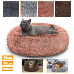 Ikodm Hundebett Hundekissen Haustierbett Katzenbett Plüsch Schlafplatz