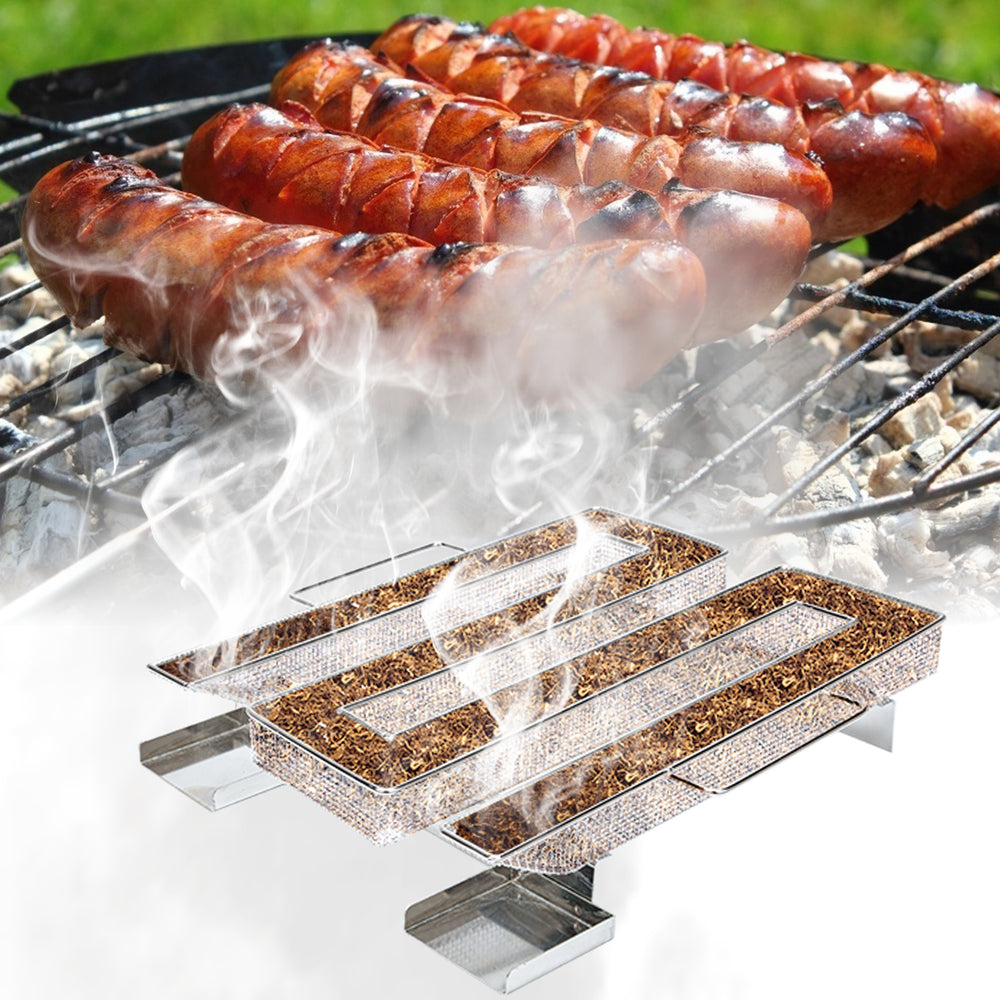 Ikodm Kaltraucherzeuger aus Edelstahl für Smoker und Räucherofen