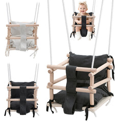 Ikodm Babyschaukel Kindersitz Gartenschaukel 3 in 1 Schaukel
