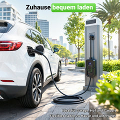 Ikodm Mobile Wallbox Ladekabel Typ 2 EV Ladegerät