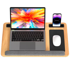 Ikodm Laptopkissen Ergonomisch Laptoptisch mit Handgelenkauflage & Hepolsterter