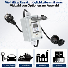 Ikodm Mobiler Drehstromzähler 32A 400V