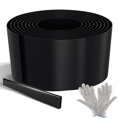 Ikodm Metall-Rasenkante 15 cm hoch, verschiedene Längen, Designs & Farben