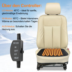 Ikodm Auto Sitzheizung/Rücksitzheizung Matten Universal 12V