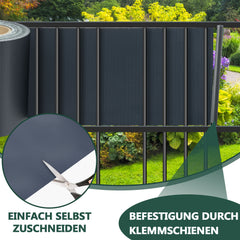 Ikodm Sichtschutzstreifen Sichtschutzfoli 35m/50m/70m