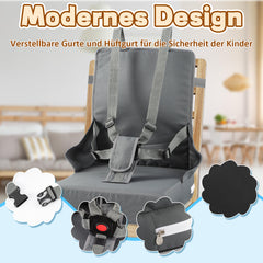 Ikodm Tragbares Sitzkissen Kinder Stuhl, Rutschfeste Baby Sitzerhöhung inklusive Storage Bag